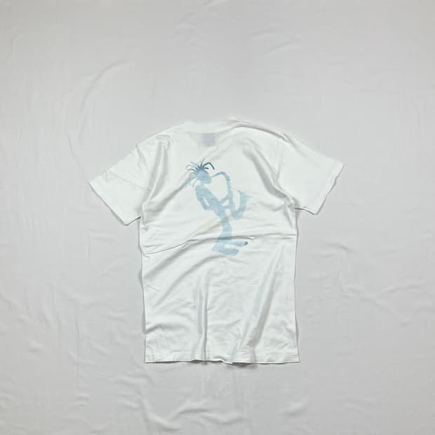 90‘s 스투시 stussy 쉐도우맨 드레드락 색소폰 반팔티