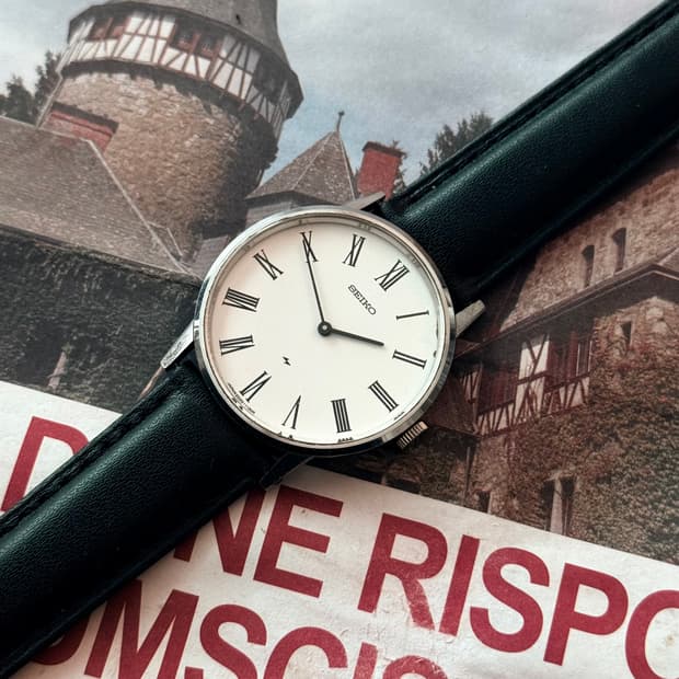 세이코 Seiko 샤리오 화이트 수동 감기