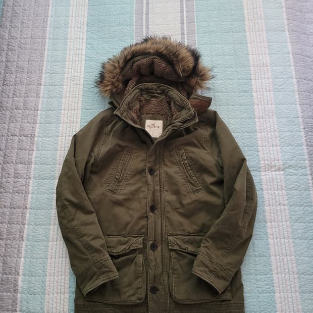 아베크롬비 홀리스터 Hollister 쉐르파 울프죠 후드야상자켓 105