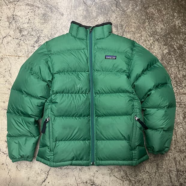 파타고니아 그린 패딩 자켓