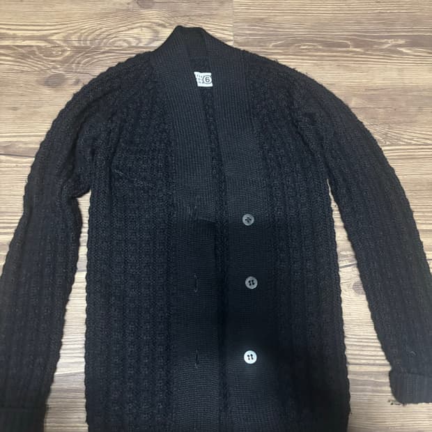 mm6 니트 가디건