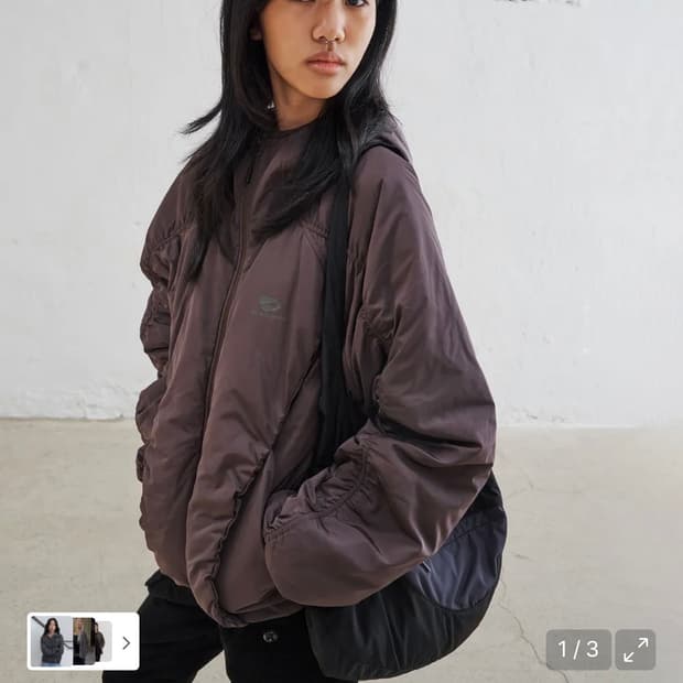 웰빙 익스프레스 패디드 자켓 브라운 M