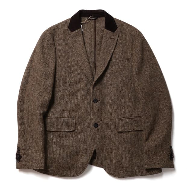 바버 Barbour 2B Wool Blazer  
