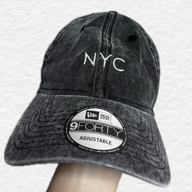 뉴에라 차콜 워싱 볼캡