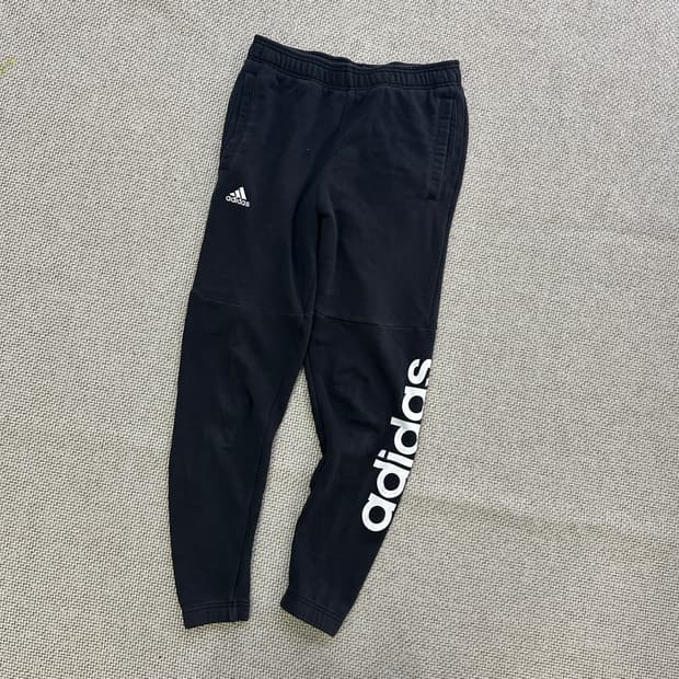 M 아디다스 레터링 조거 팬츠 0406D