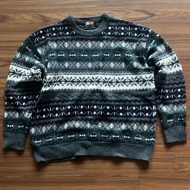 테이크이지 노르딕 페어아일 니트 그레이 M