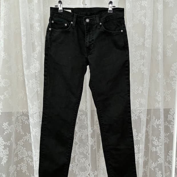 30) 리바이스 511 데님 청바지 흑청