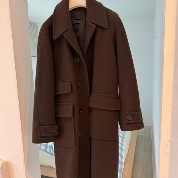 Afrer pray 발마칸코트 브라운 사이즈M