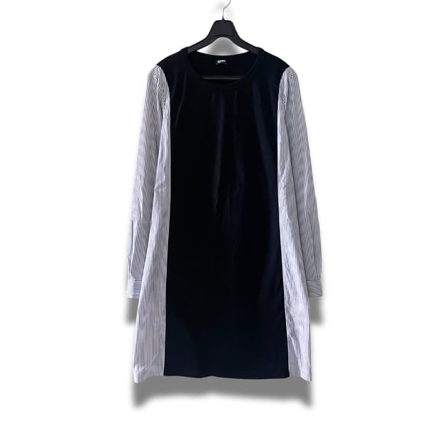 [made in italy]Jil sander navy 셔츠 믹스 원피스