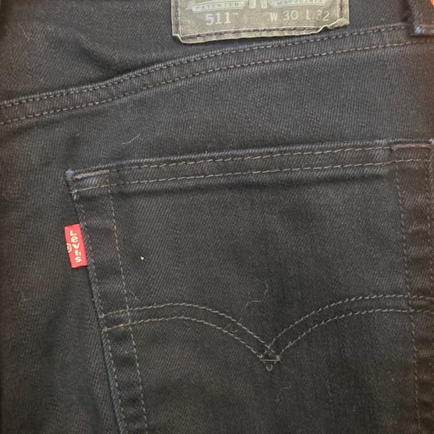 리바이스 511(Levi's 511)빈티지 블랙데님팬츠