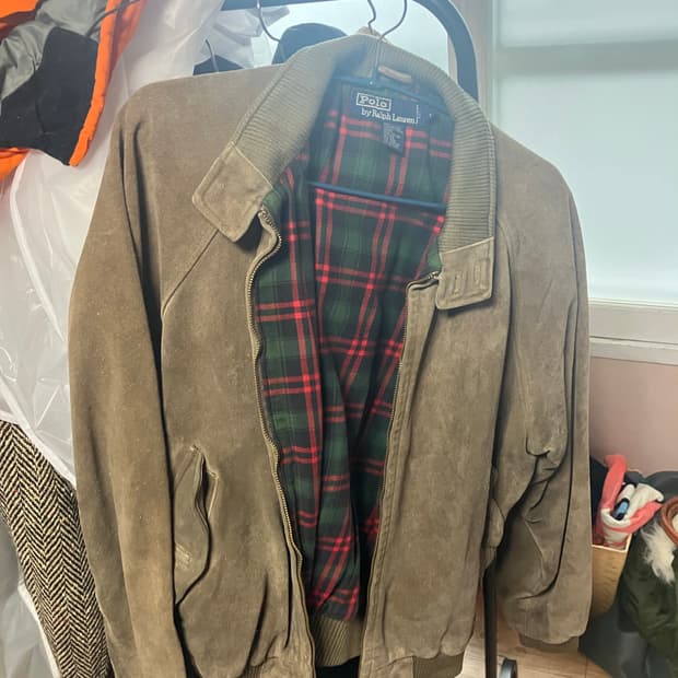 폴로 스웨이드 자켓 L