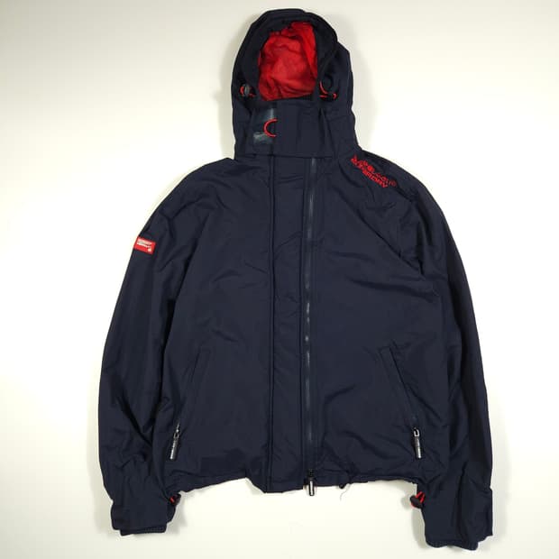 슈퍼드라이 윈드치터 네이비 바람막이 