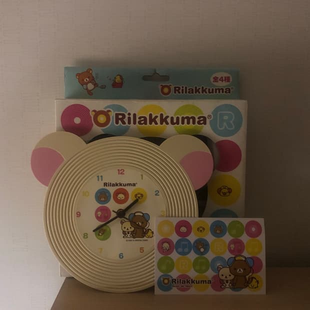 초희귀 레어 고전 리락쿠마 시계 방꾸템