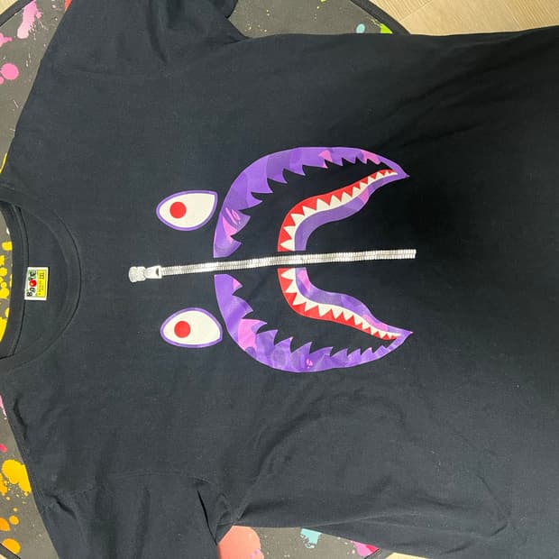 [판매] BAPE 샤크 반팔 티셔츠 (정품 / 2XL)