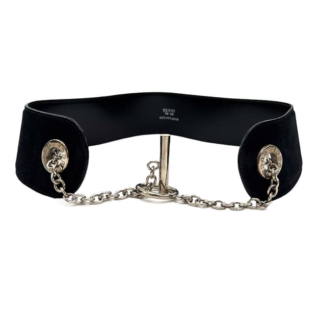 GUCCI Toggle Chain Belt/ 75*30