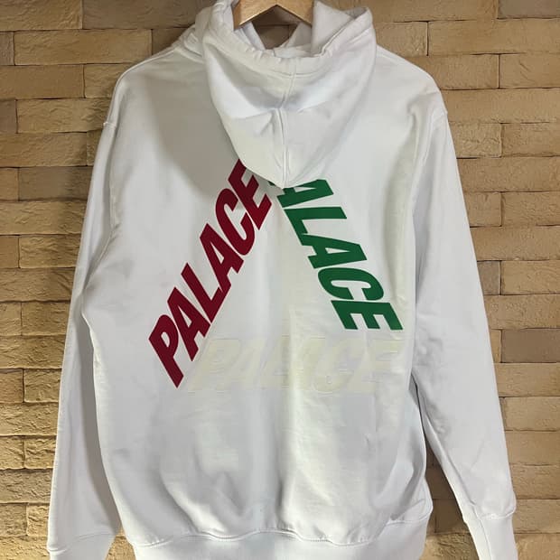 팔라스 삼선 후드 화이트