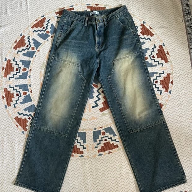 카펜터 데님 팬츠