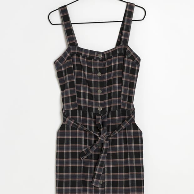 Holister 홀리스터 체크 원피스 M