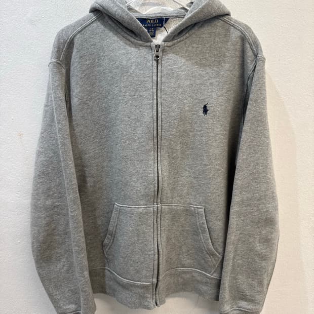 Polo Ralph Lauren Gray Hood Zip-Up