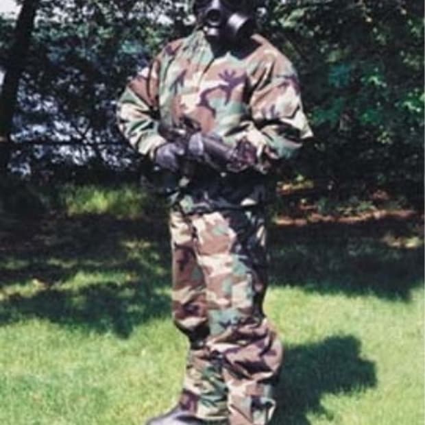 미군 우드랜드 가스복 한벌