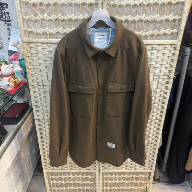 105 정품 스투시+홀덴 울 자켓 팝니다