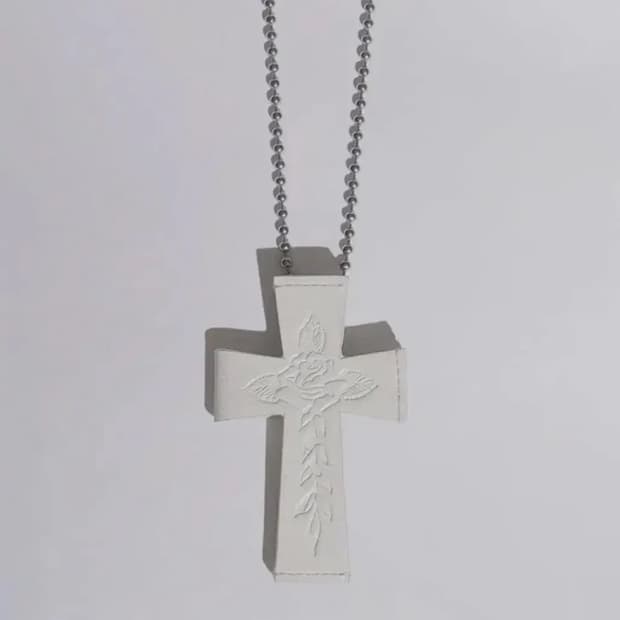 스컬프터 에드하디 카드지갑 화이트