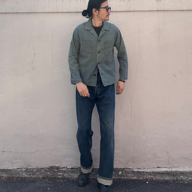 90년대 미국 리바이스 501 셀비지 블랭크 탭