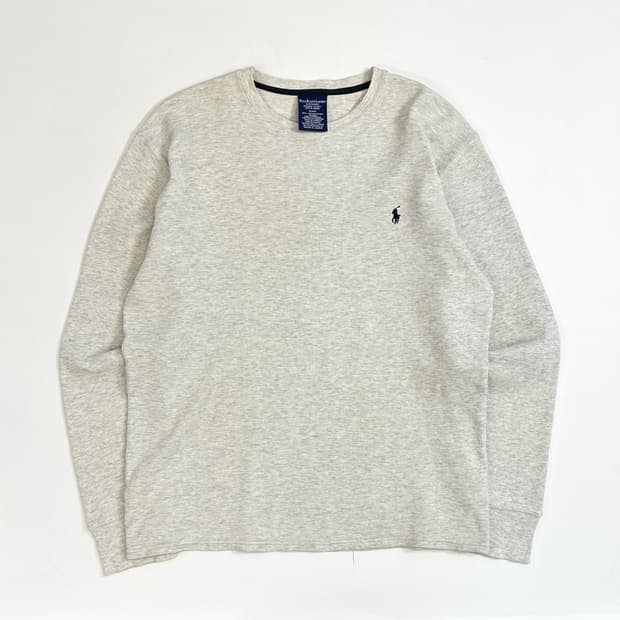 폴로 와플 롱슬리브 (웜그레이 M)