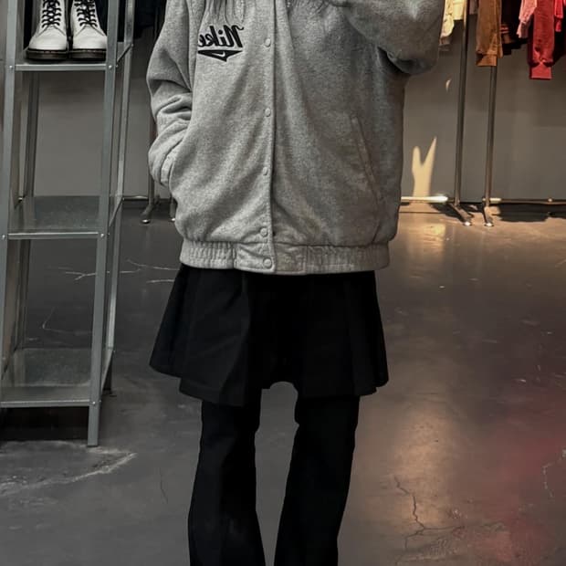 나이키 00s 올드스쿨 빅로고 플리스 후드자켓 A3535