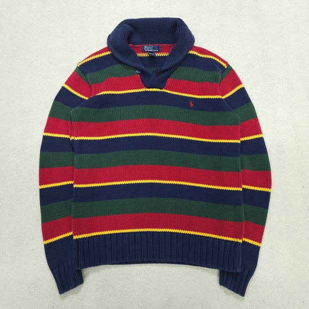 폴로 랄프 로렌 숄카라 니트 XL