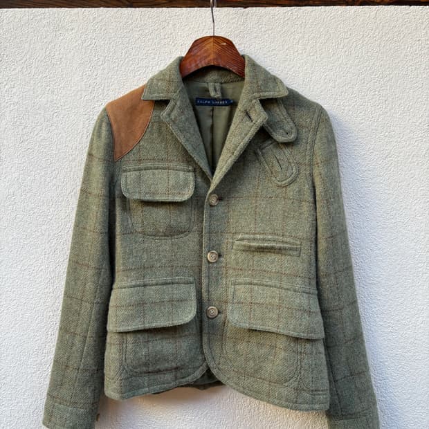 폴로 울 알파카 자켓