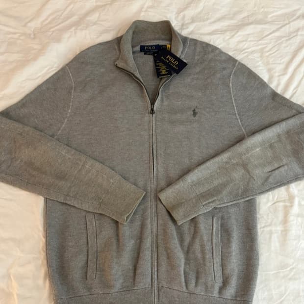 폴로 랄프로렌 남성 니트 집업 가디건