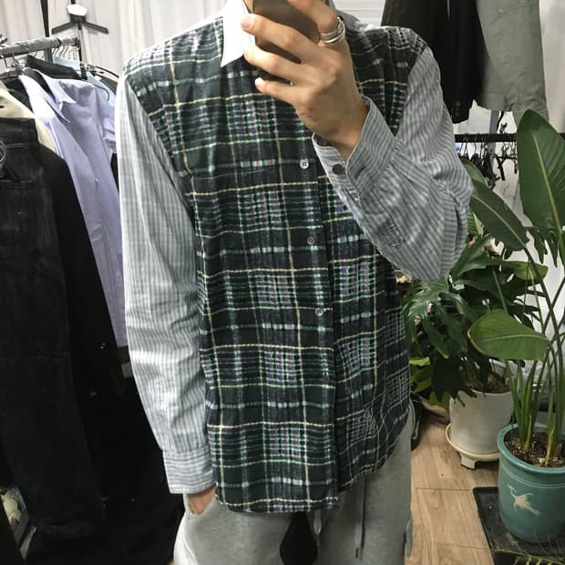 꼼데가르송 셔츠 라인 M