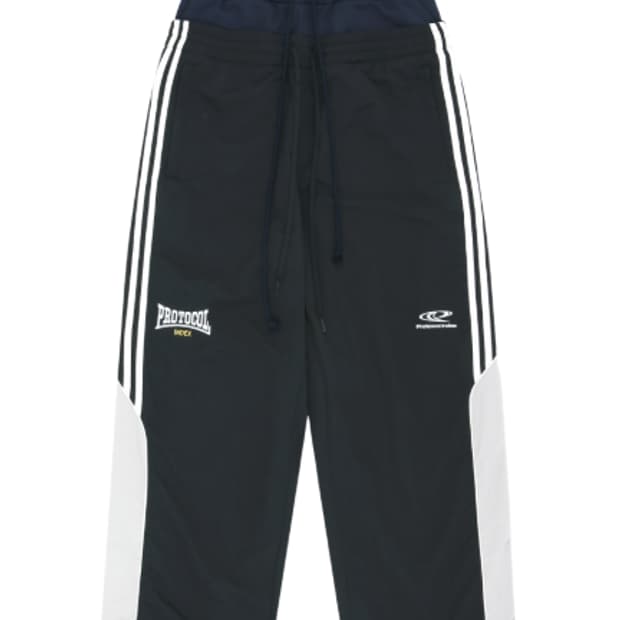 [2] 프로토콜 인덱스 3 레이어드 트랙 팬츠 블랙