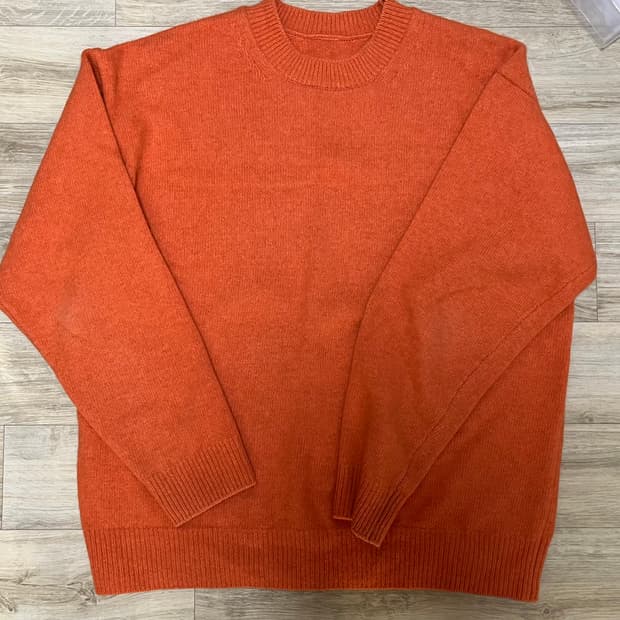 레스겟모어 폭스울 캐럿 색상 니트 L