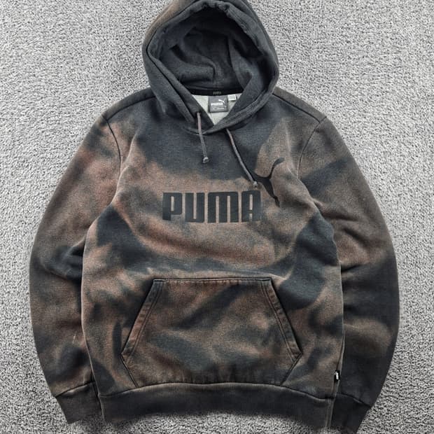 PUMA 다잉 워시드 커스텀 스웻 후드 티셔츠 ( S ) / 10944