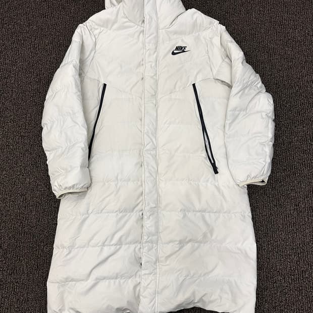 NIKE 나이키 덕다운 롱패딩 화이트 105(XL)
