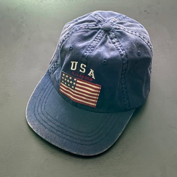 폴로 랄프로렌 성조기 모자 볼캡