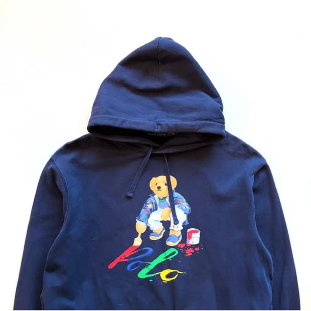 폴로랄프로렌 드로스트링 베어 후드