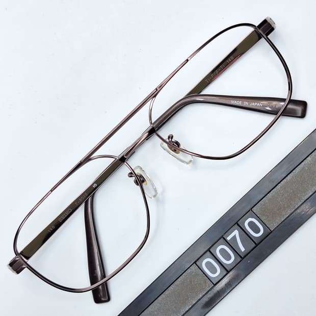세이코 SEIKO T-8025 더블브릿지 투브릿지 티타늄 안경테/일본