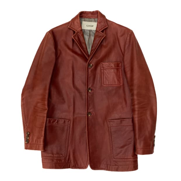 00's Gossip 소가죽 3버튼 자켓