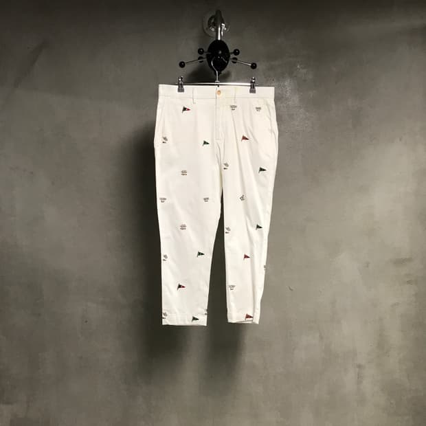 폴로 랄프로렌 멀티 자수 치노 팬츠 화이트 6(W)