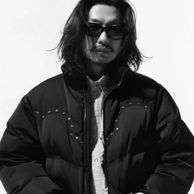 언어펙티드 X 이동휘 콜라보 stud down 점퍼