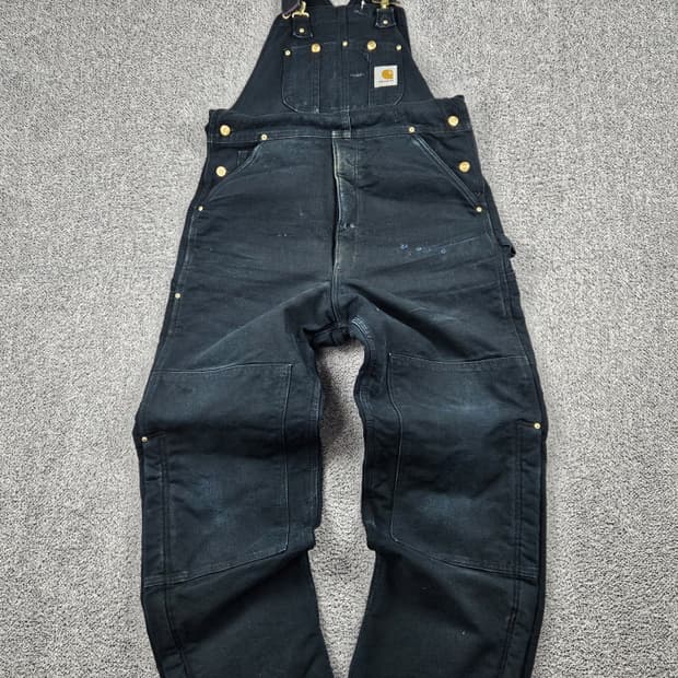 칼하트 덕 캔버스 더블니 워크 오버롤 ( 상세설명참조 ) / 10235