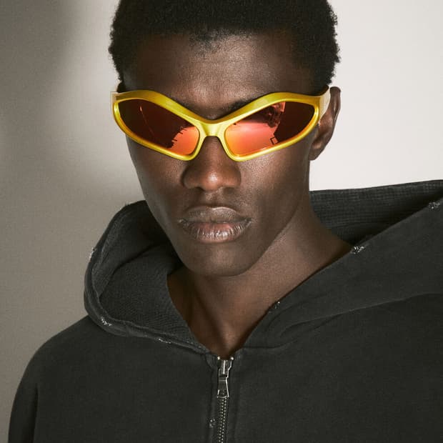 발렌시아가 FENNEC 페넥 오발 선글라스 옐로우/레드