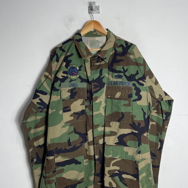 미군 오리지널 우드랜드 군복 자켓 XL/L