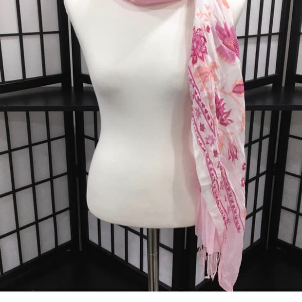 [새상품] MIAE 미애 오리엔탈 플라워 스카프 