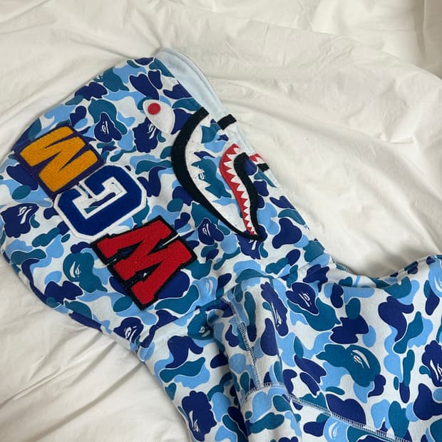 베이프 ABC 카모 샤크 청계 L