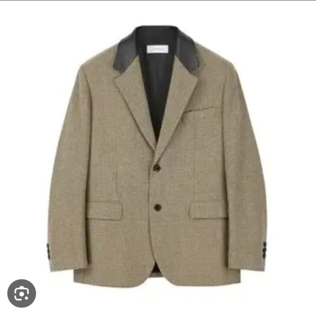 토니웩 레더 카라 블레이져 L