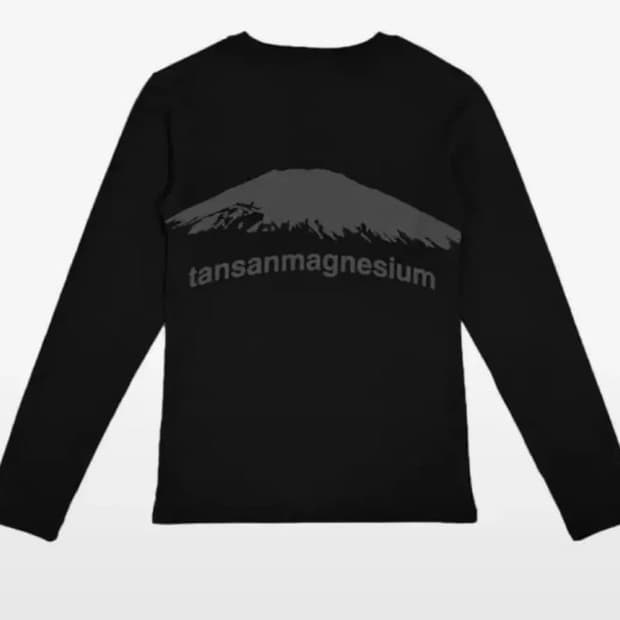 탄산마그네슘 롱슬리브 마운틴 블랙